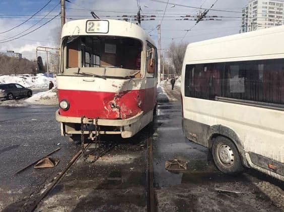 дтп трамвай