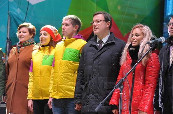 Дмитрий Азаров на праздновании ДНЕ